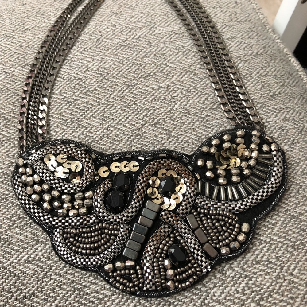 Beaded Statement Necklace